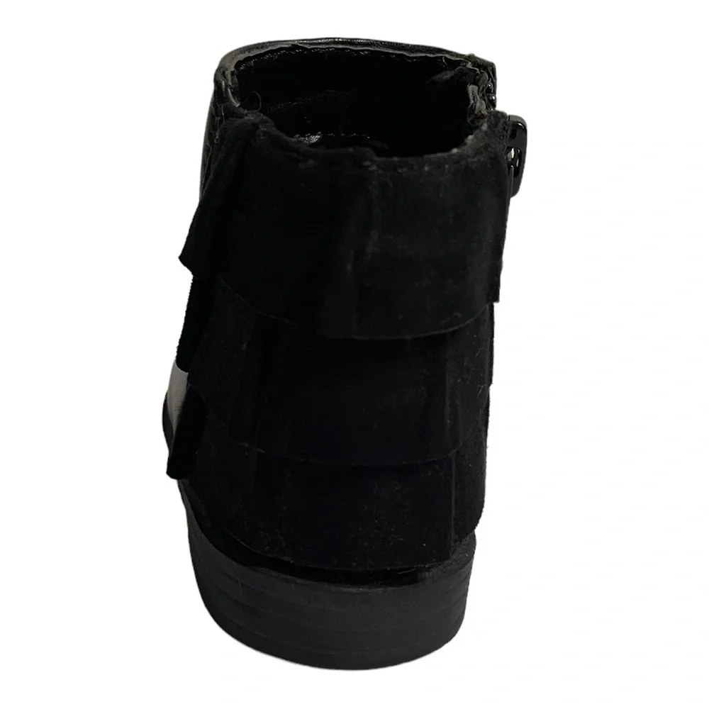 Wonder Nation Infant Girl Black Boots Size 2